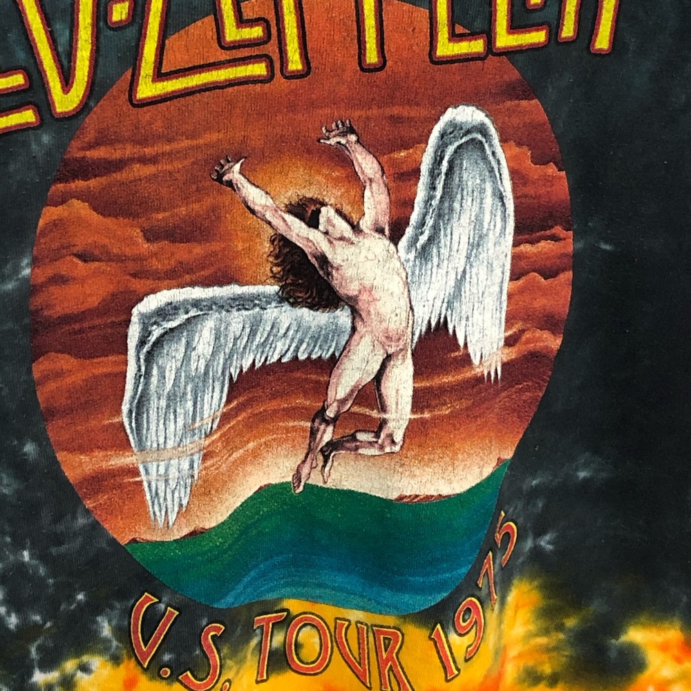 ❌SOLD❌ Led Zeppelin Tie Dyed Graphic T Shirt - Picture 3 of 6